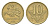 Литва 10 центов 1999 KM 106 никель латунь 4115-747