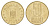 Румыния 50 бань (бани) 2008 KM 192 никель латунь aUNC 4635-151