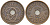 Дания 2 эре 1929 Кристиан X (1912-1947) KM 827 бронза 4147-463