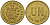 Перу 1 соль 1976 KM 266.1, Schoen 66 латунь UNC 4514-547