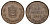 Гернси 8 даблов (дублей) 1945 KM 14 бронза 4607-541