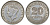 Британская Малайя 20 центов 1939 Георг VI (1937-1952) KM 5 серебро 53-327