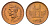 Пакистан 1 рупия 1998 KM 62 бронза UNC 4396-1034