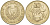 КИПР 10 ЦЕНТОВ 1985 ВАЗА С ПТИЧКАМИ KM 56.2 никель латунь 175-236