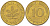 ФРГ 10 ПФЕННИГОВ 1986 J KM 108, J.383 сталь плакированная латунью 3718-833