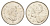 Канада 25 центов 2012 Leaf, Елизавета II (1952-2022), олень KM 2296 сталь плакированная никелем UNC 4631-732
