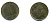 Австрия 1 шиллинг 1971 KM 2886 алюминиевая бронза UNC 4364-1153