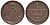 Ганновер 1 пфенниг 1860 B, Георг V KM 233, AKS 156, J. 90 медь 4594-211