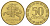 Литва 50 центов (сентов) 1997 KM 108 никель латунь UNC 4624-637