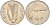 Ирландия 10 пенсов 1975 лосось KM 23 медно-никель XF-UNC 4583-342