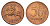 Литва 50 центов (сентов) 1991 год-тип KM 90 бронза aUNC 4651-551
