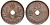 Финляндия 10 пенни 1941 KM 33.1 медь 51-3553
