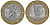 Франция 10 франков 1990 тип Гений Бастилии KM 964.1, Le Frank 375.5 биметалл 45-816