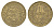 Тунис 1 франк 1921 KM 247 алюминиевая бронза 4179-527
