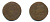 РОССИЯ 1 КОПЕЙКА 1757 медь 61-123