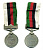 Пакистан медаль ND 23 марта 1956, на колодке, с лентой 1-5-1-42