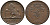 БЕЛЬГИЯ 2 САНТИМА 1875 BELGES KM 35.1 медь 95-634