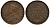 Британская Индия 1/4 анна 1913 с, Георг V (1910-1936) KM 512 бронза 4563-216