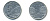 Бразилия 5 крузейро 1990 фермер KM 618.1 нержавеющая сталь aUNC 93-713