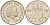 Нидерланды 25 центов 1970 Юлиана (1949-1980) КМ 183 никель    4124-125