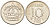 Швеция 10 эре 1956 Густав VI Адольф (1950-1973) KM 823 серебро 4585-338