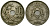 Бельгия 10 сантимов 1923 Belgique KM 85 медно-никель 4172-925