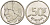 БЕЛЬГИЯ 50 ФРАНКОВ 1992 BELGIQUE, БОДУЭН I (1951-1993) KM 168 никель 210-947