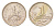 Россия 1 копейка 1997 М Y 600 сталь плакированная медно-никелем UNC 4615-352