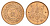 Япония 1 сен 1936 Год 11, Император Хирохито Сева (1926-1989) Y 47 бронза UNC 4695-947