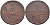 Россия 5 копеек 1724 Петр I (1699-1725), крестовик Биткин 3307, вес 19,37 гр. медь 00-816-04