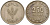 Израиль 250 прута 1949 JE 5709, без жемчужены KM 15 медно-никель 221-816