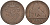 Бельгия 2 сантима 1864 Belges KM 4.2 медь 4595-211