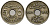 ЕГИПЕТ 5 МИЛЛИМОВ 1917 Н, БРИТАНСКИЙ ПРОТЕКТОРАТ KM 315 медно-никель 4511-142