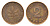 ФРГ 2 пфеннига 1958 F KM 106, J. 381 бронза 4189-944