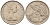 Новая Зеландия 5 центов 1969 Елизавета II (1952-2022), ящерица гаттерия KM 34.1 медно-никель 4602-649