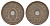 Дания 5 эре 1928 N, Кристиан X (1912-1947) KM 828 бронза 4638-612