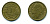 ФРАНЦИЯ 1 ФРАНК 1941 ТИП MORLON KM 885, LE FRANC 219.12 алюминиевая бронза 84-436