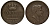 Неаполь 10 торнеси 1848 Фердинандо II KM 148 a медь 00-000-00