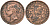 Стрейтс-Сетлментс 1 цент 1845 Виктория (1837-1901), Ост-Индская компания KM 3 медь 4590-144