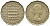 Великобритания 3 пенса 1958 Елизавета II (1952-2022) KM 900, Spink 4153 никель латунь 34-234