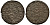 Рига 1 шиллинг (шеляг) 1576 свободный город (1562-1581), вес 0,99 гр. Neumann 9 серебро 1516-534