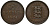 Гернси 2 дабла (дубля) 1874 KM 9 бронза 650-611