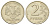 Россия 2 рубля 1999 СПМД Y 605 медно-никель 4114-1137