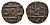 Бутан 1/2 рупии 1820-1835 KM 5 медь 270-835