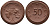 Саксония 50 пфеннигов 1921 виноград и лопата J. N 54 фарфор 1094-6-81