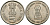 Индия 5 рупий 2001 2600 лет Джина Махавира KM 304 медно-никель UNC 94-312