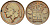 БЕЛЬГИЯ 50 САНТИМОВ 1977 BELGIQUE KM 148.1 бронза 4528-923