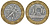 Франция 10 франков 1990 тип Гений Бастилии KM 964.1, Le Frank 375.5 биметалл 45-812