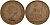 Великобритания 1 пенни 1966 Елизавета II (1952-2022) KM 897, Spink 4157 бронза 189-612