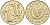 Кипр 2 цента 1994 KM 54.3 никель латунь 4174-1266